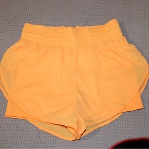 Neon Orange Athletic Shorts